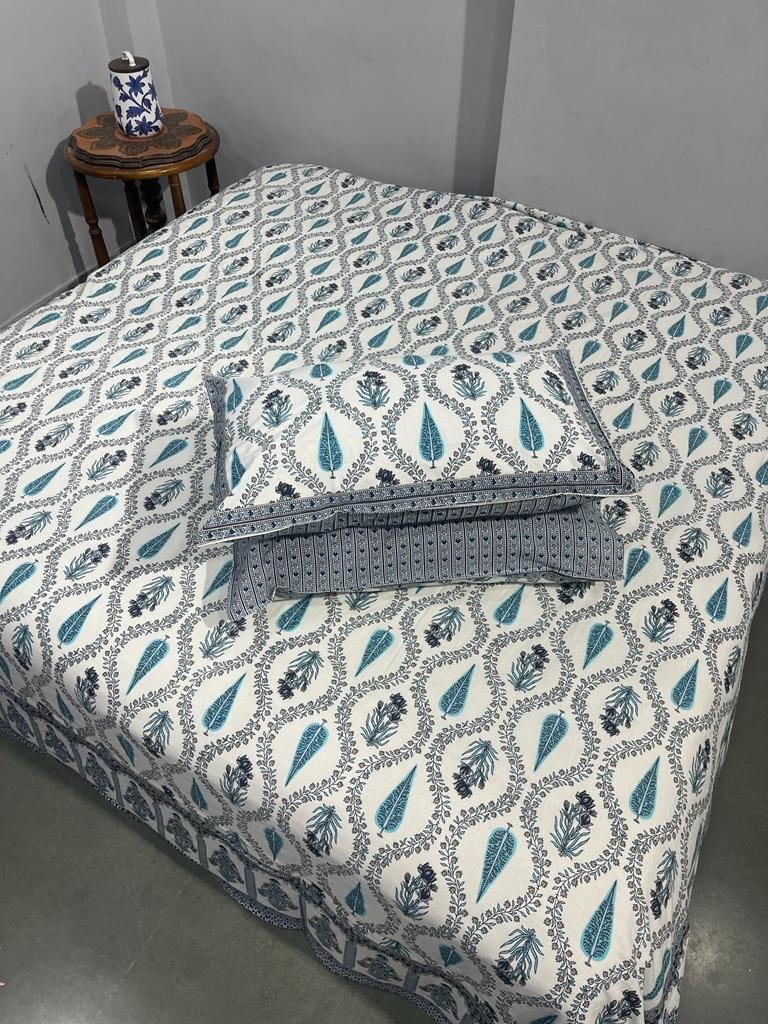 Cotton Printed King Size Bedsheet
