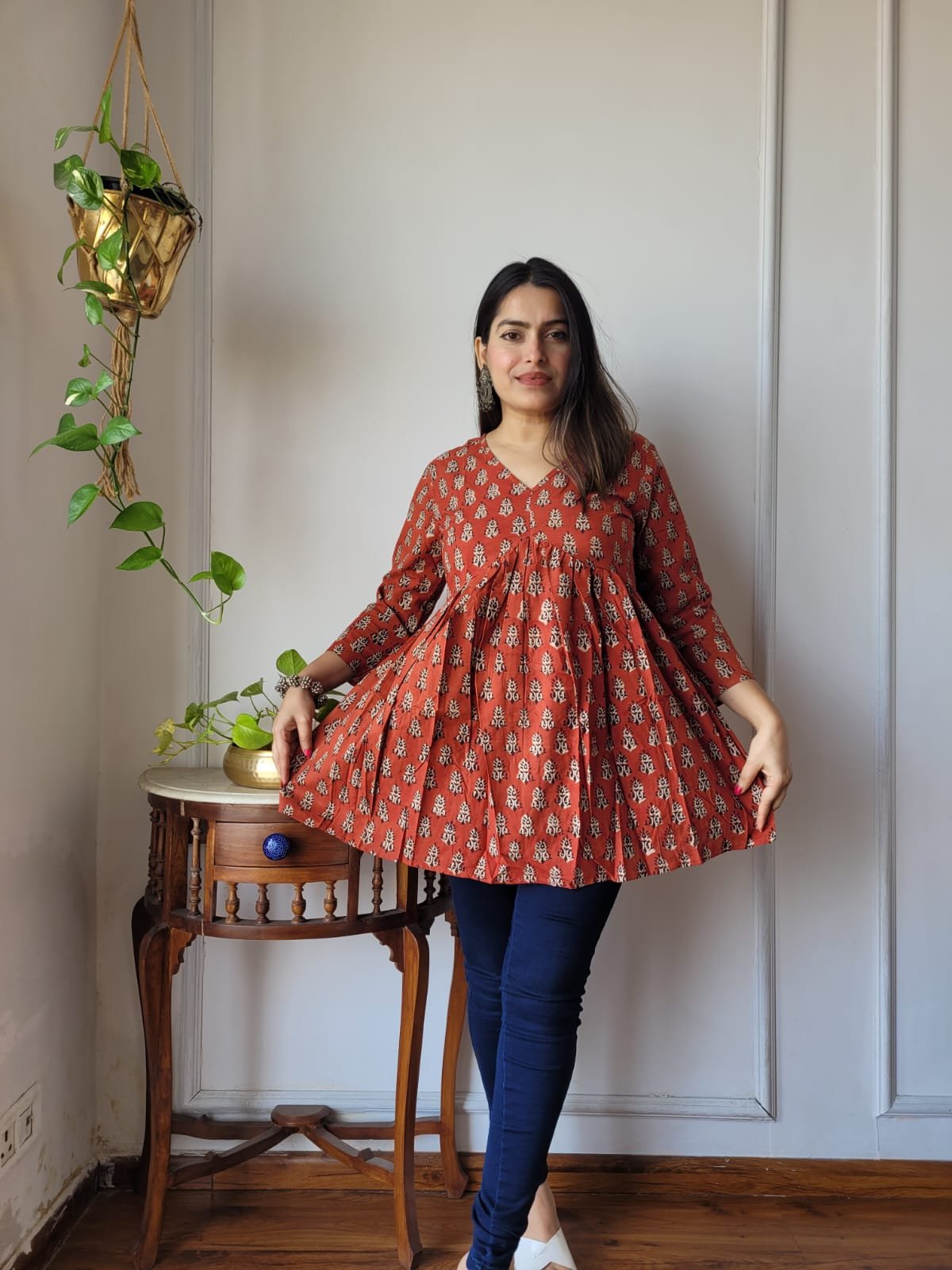 Cotton Printed Top
