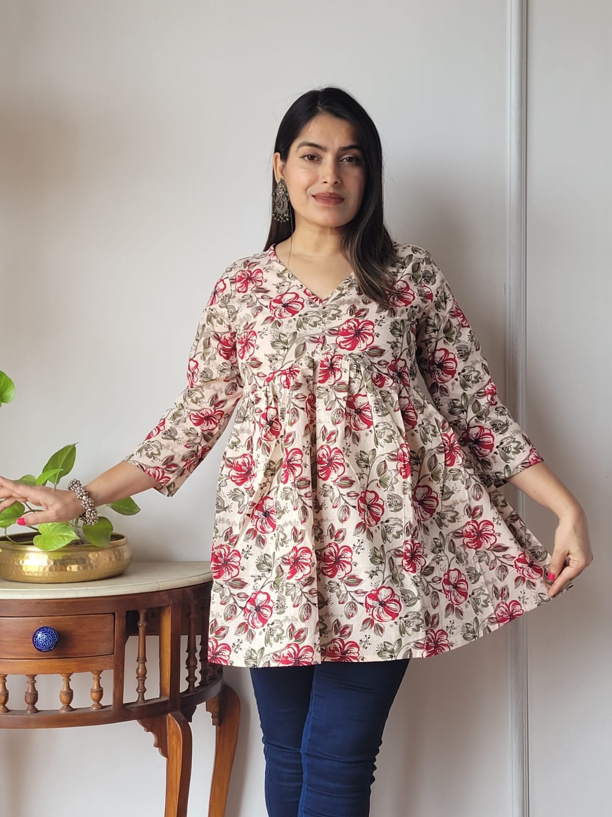 Cotton Printed Top