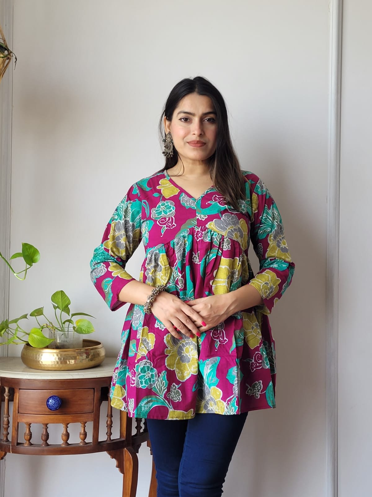 Cotton Printed Top