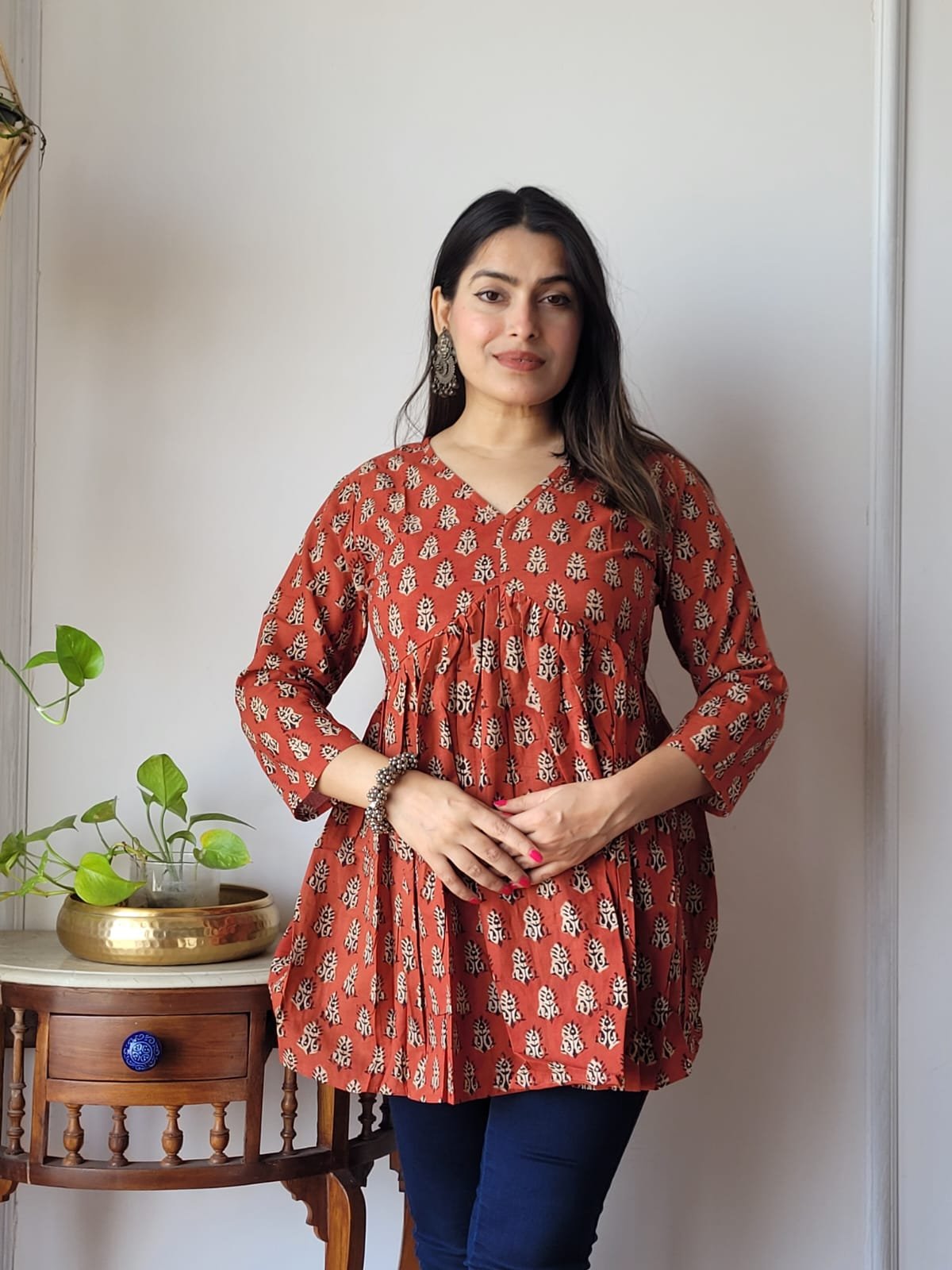 Cotton Printed Top