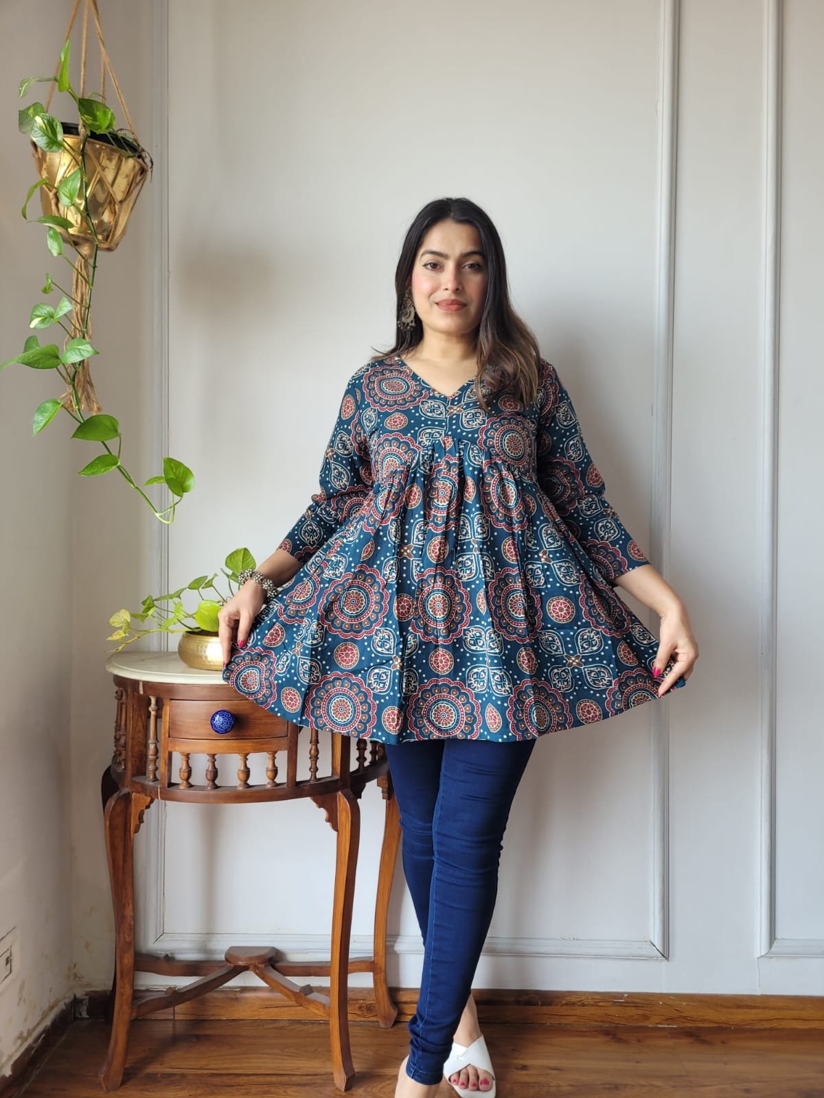 Cotton Printed Top