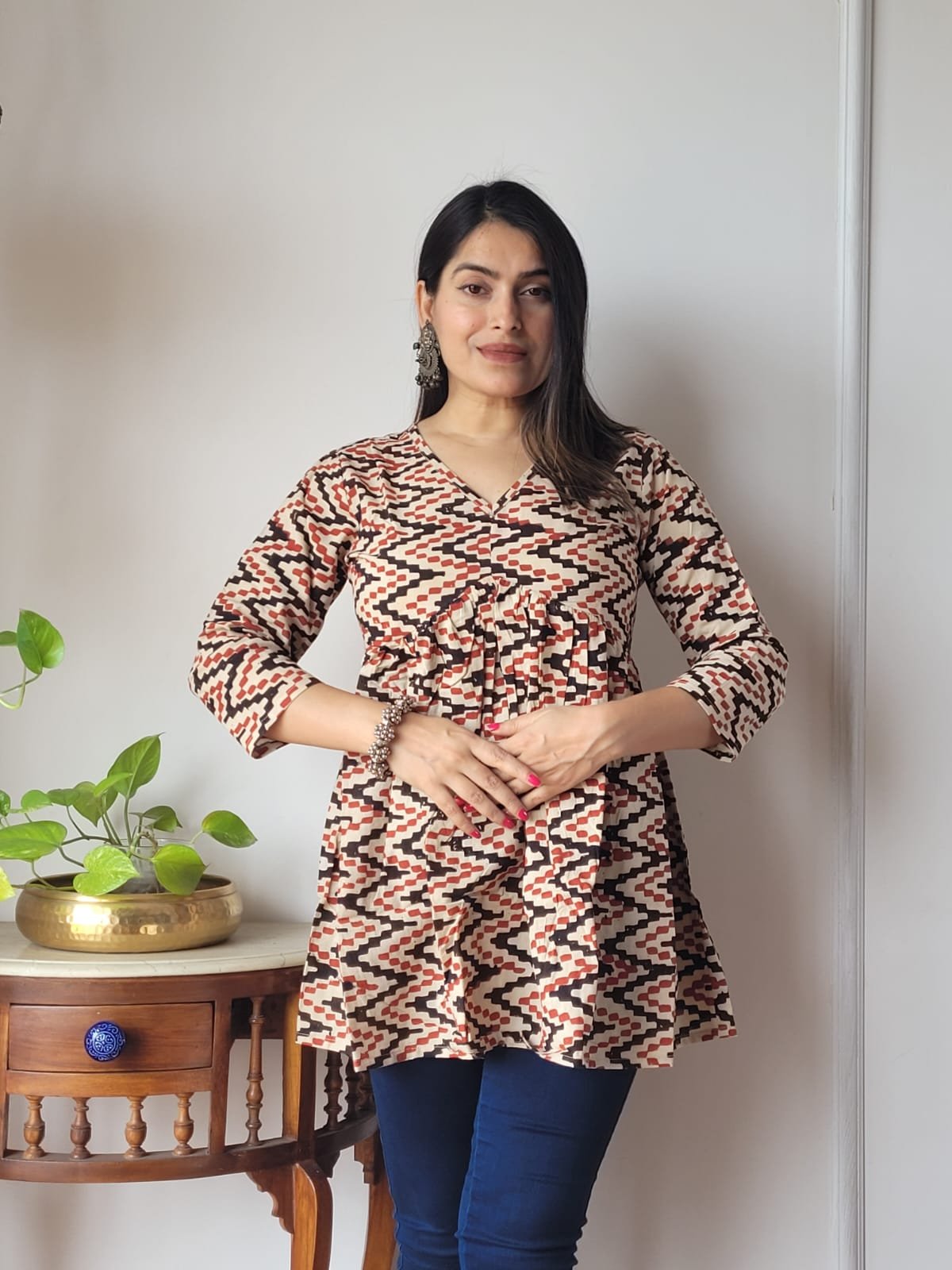 Cotton Printed Top