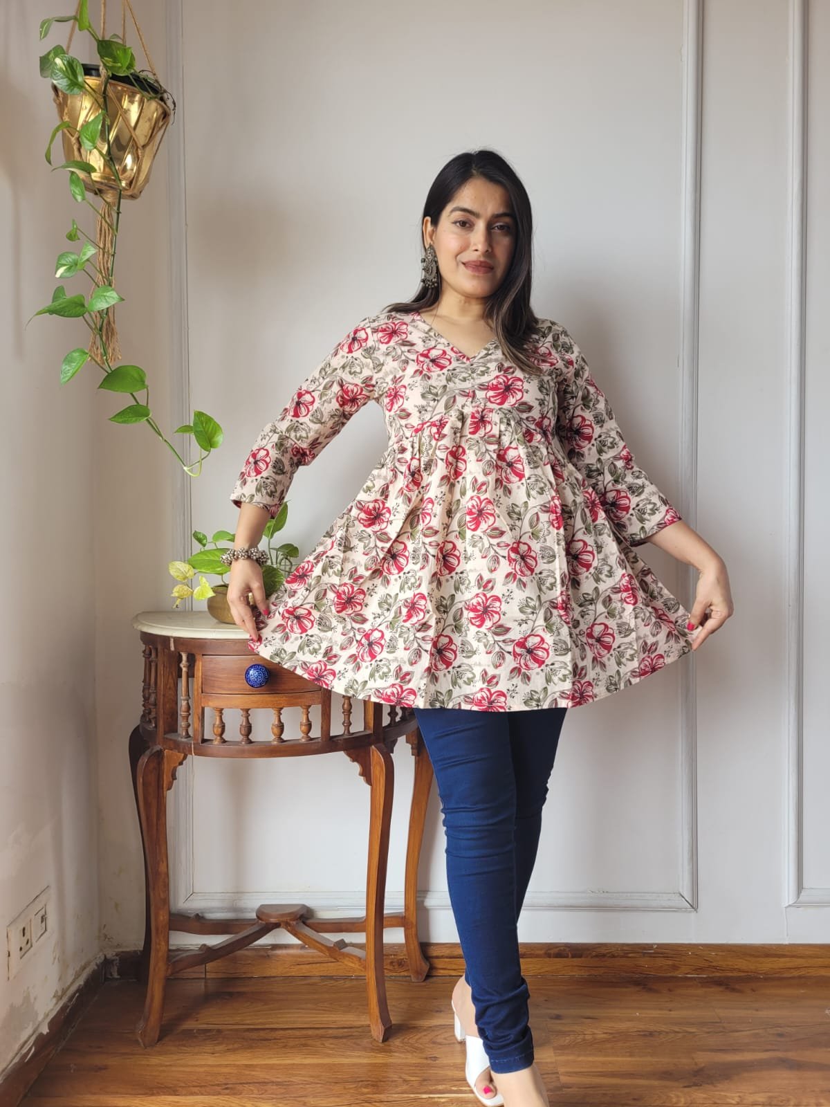 Cotton Printed Top