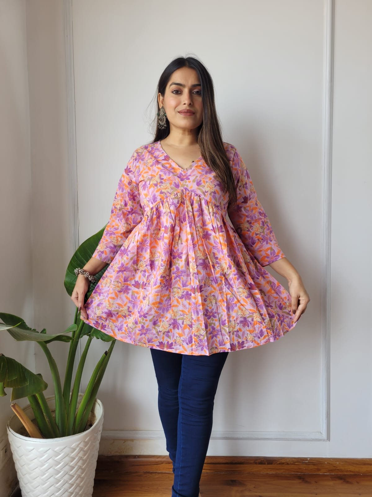 Cotton Printed Top