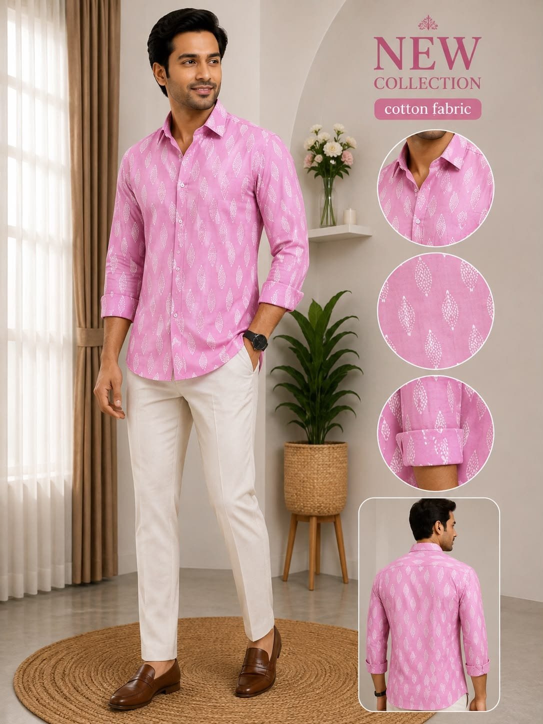 Cotton Printed Couple Combo Set