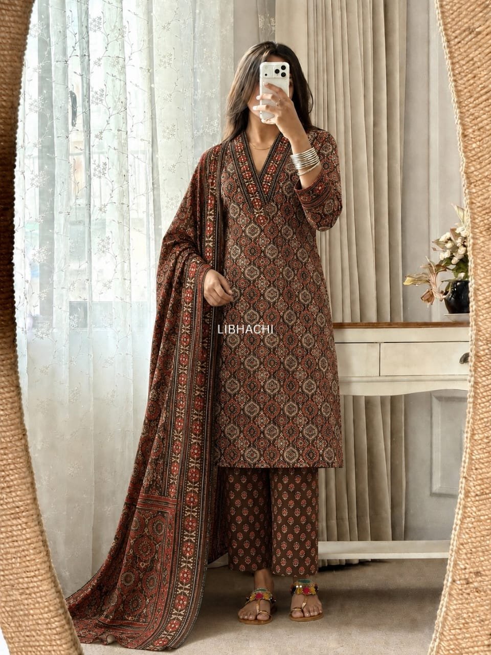 Cotton Printed Stitched Suit Set