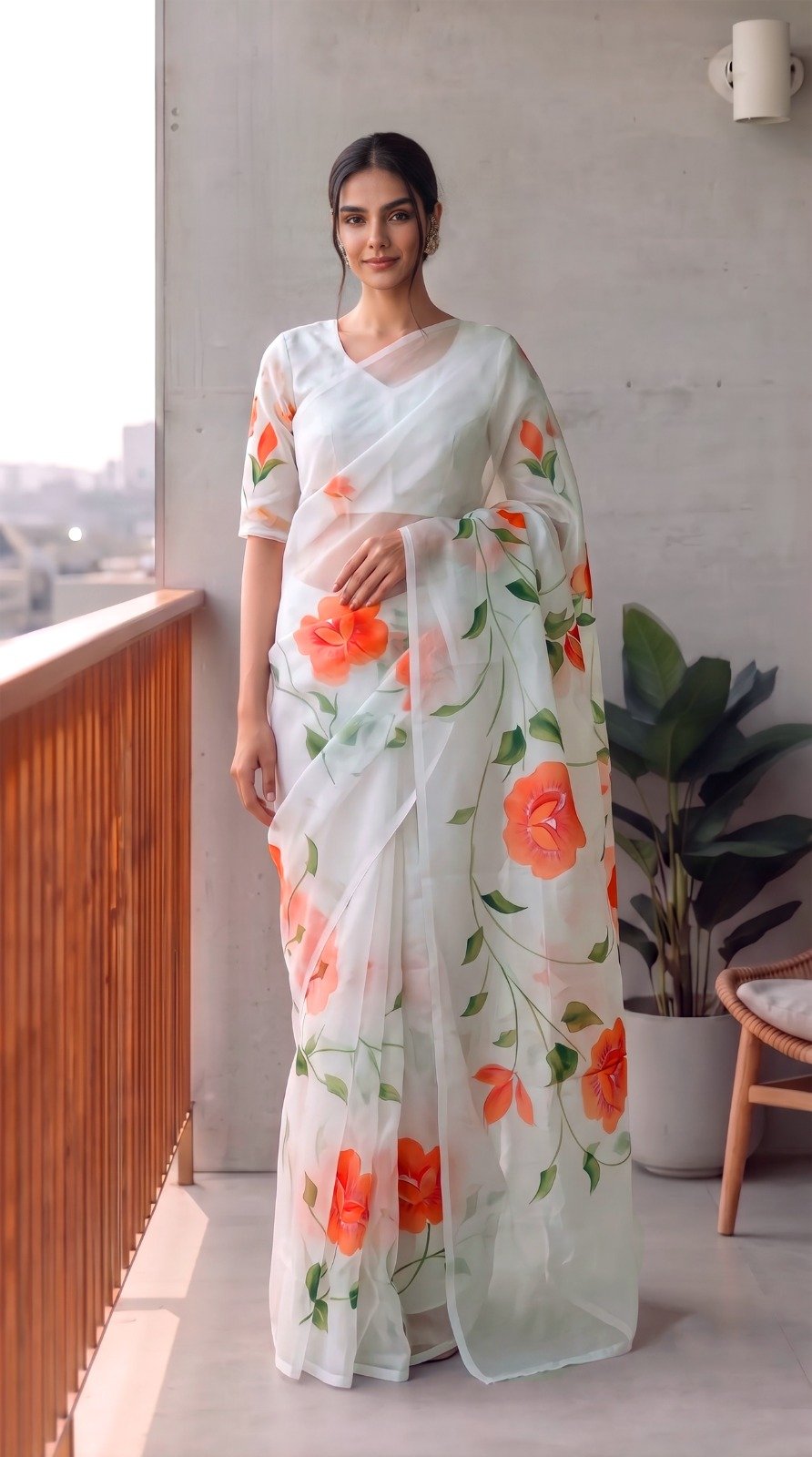 Organza Saree