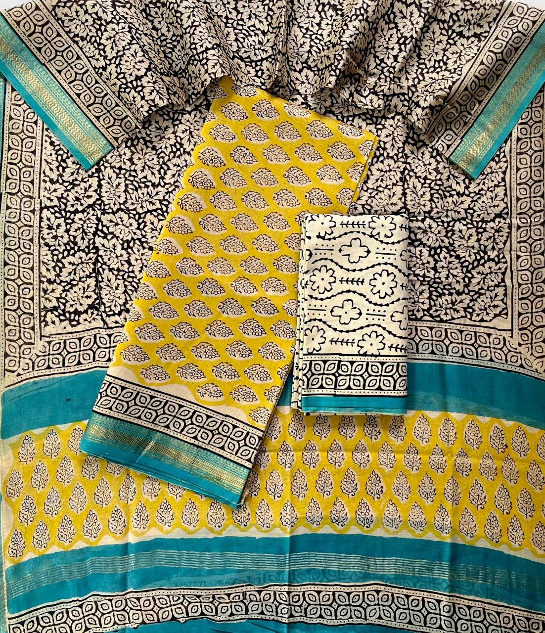 Maheshwari Printed Suit Set