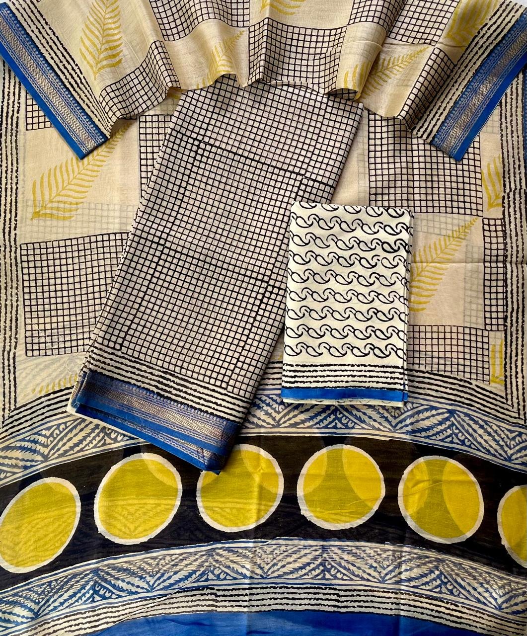 Maheshwari Printed Suit Set