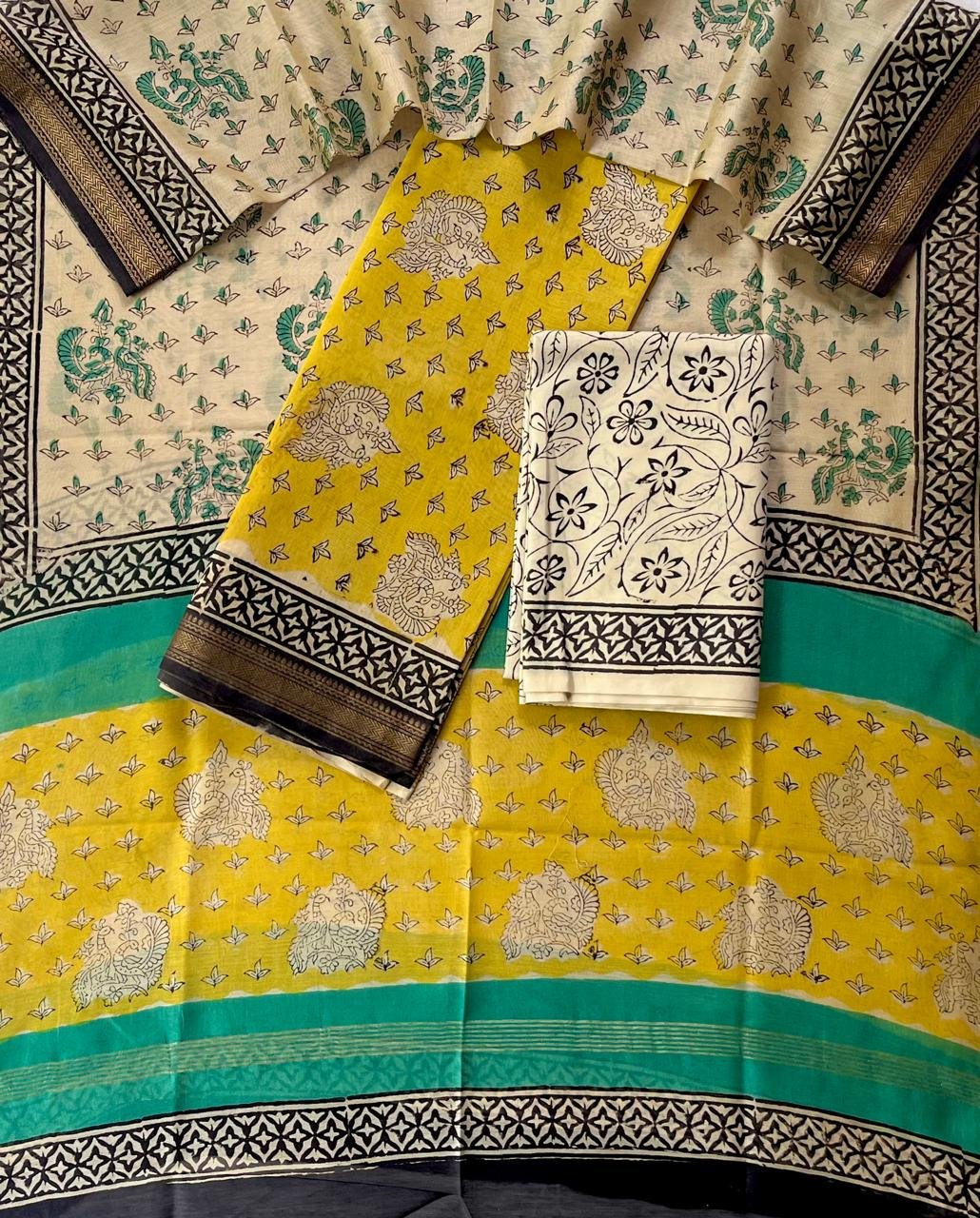 Maheshwari Printed Suit Set