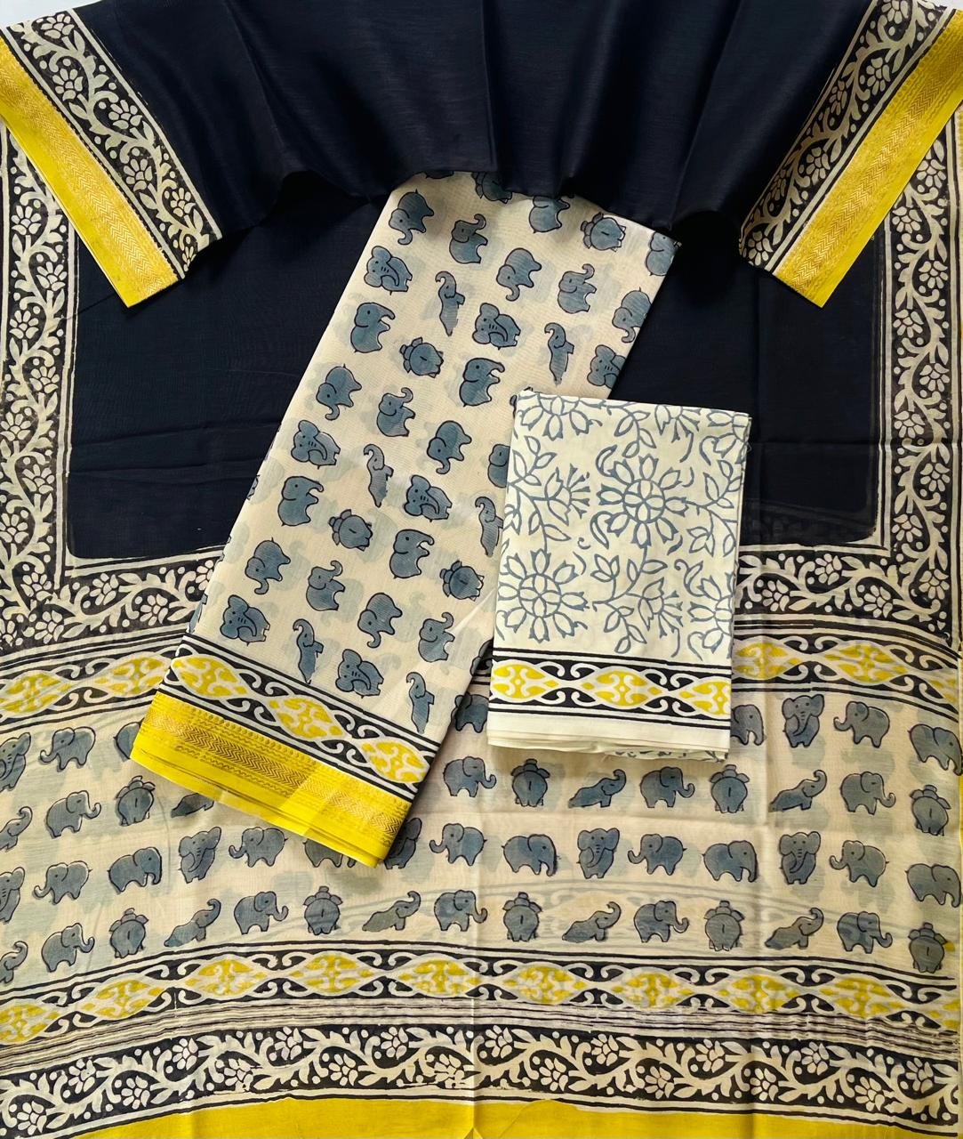 Maheshwari Printed Suit Set