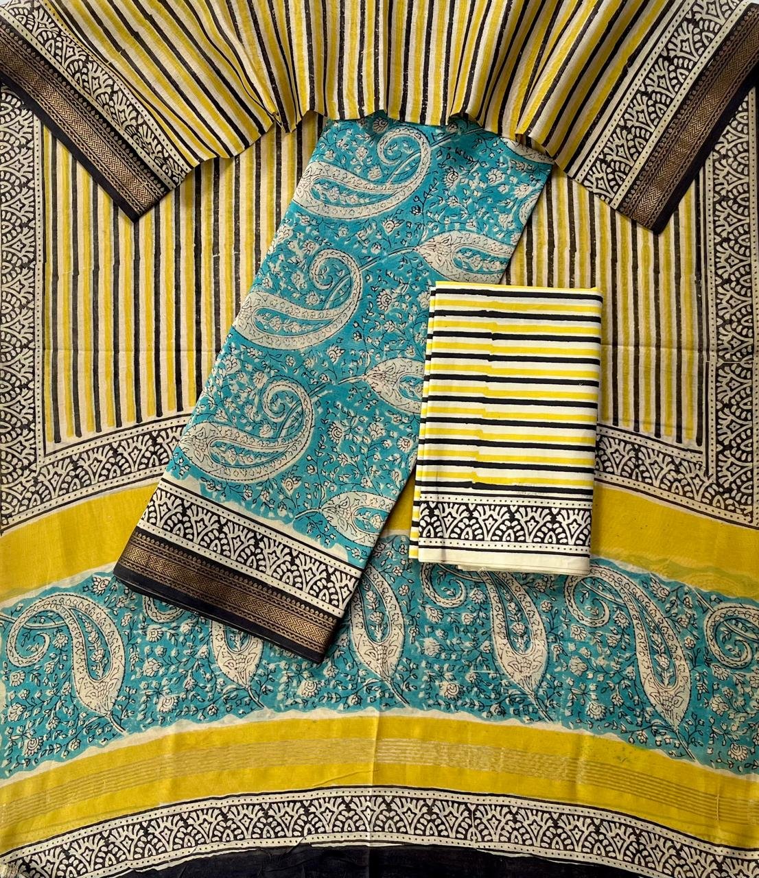 Maheshwari Printed Suit Set