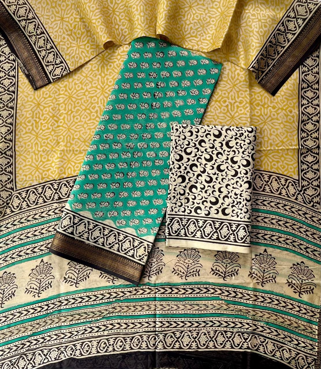 Maheshwari Printed Suit Set