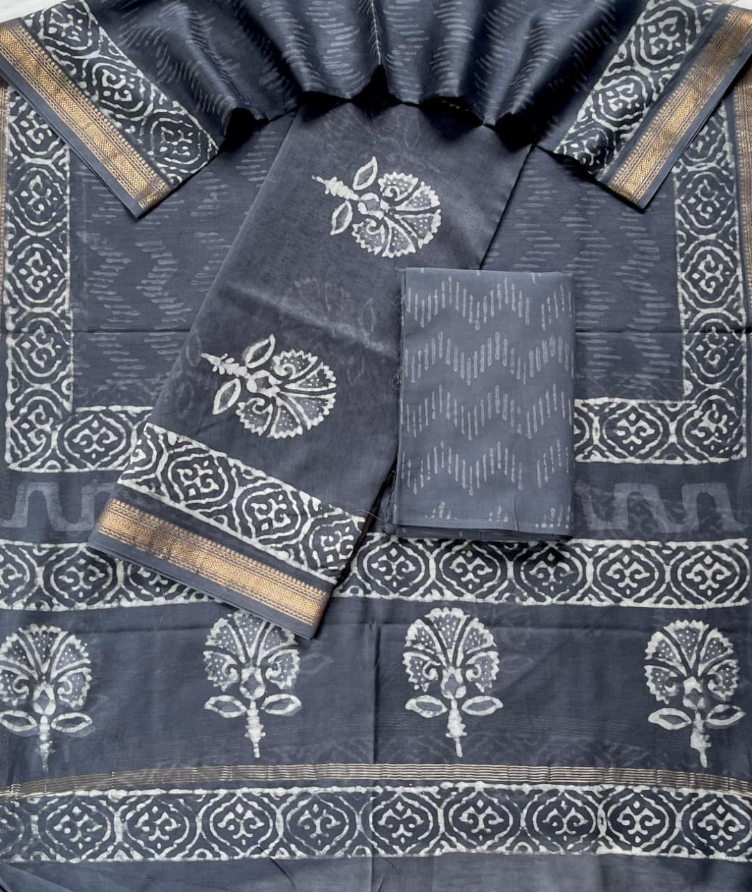 Maheshwari Printed Suit Set