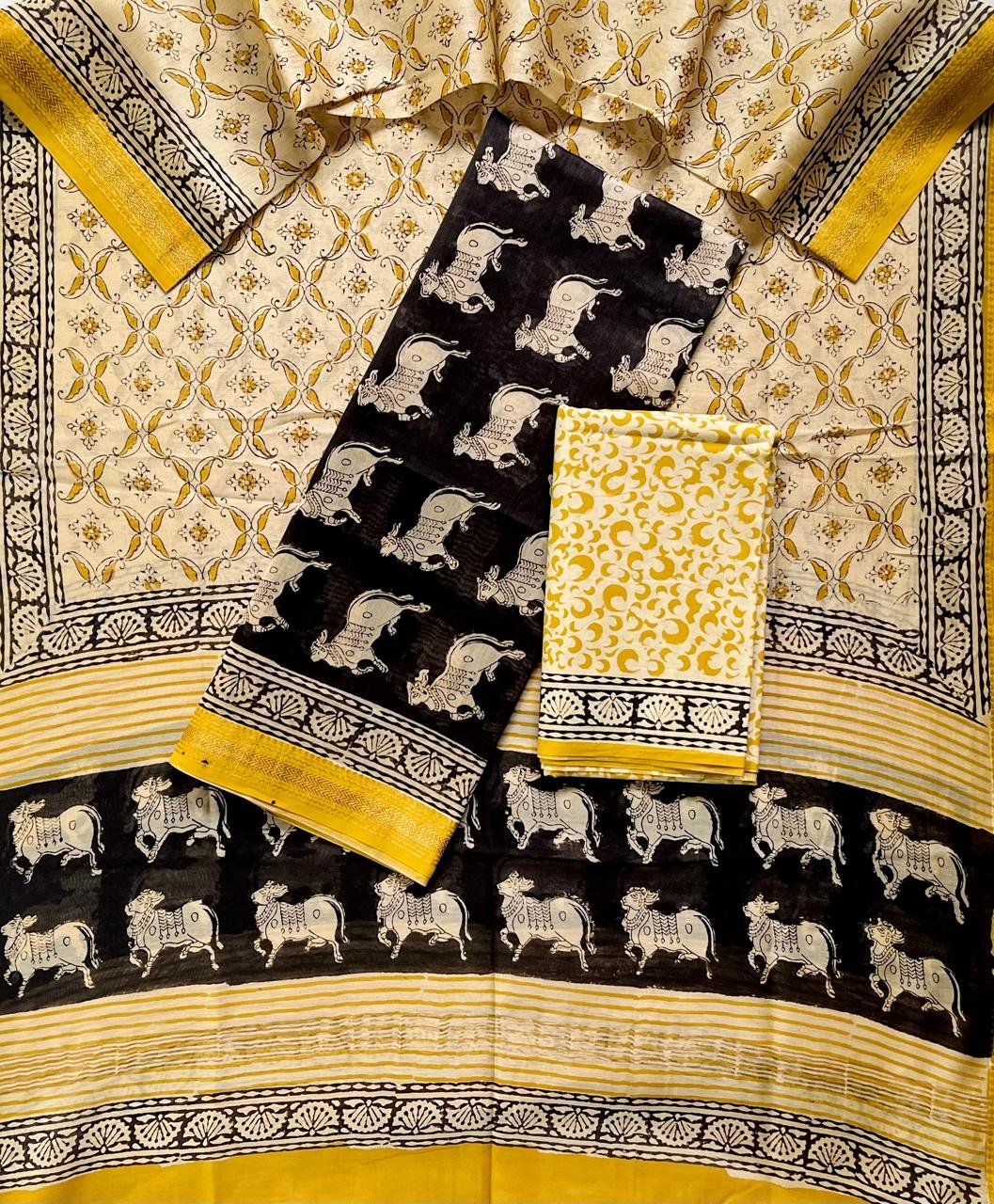 Maheshwari Printed Suit Set