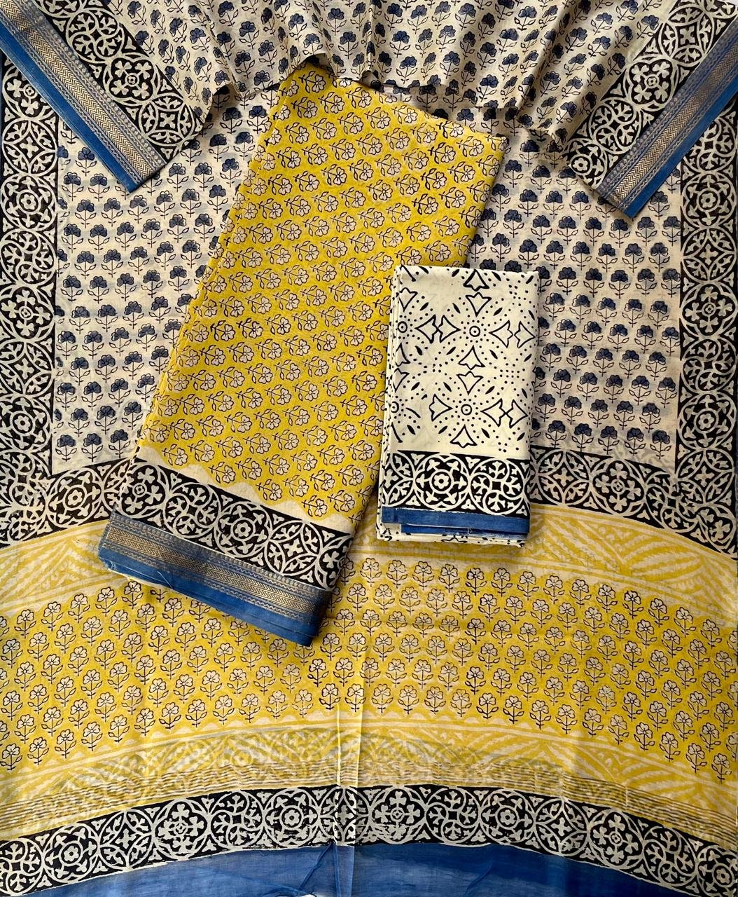 Maheshwari Printed Suit Set