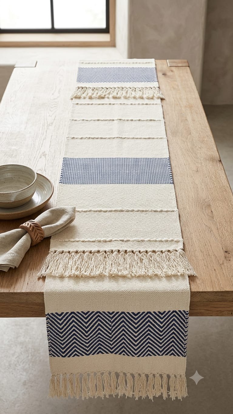 Cotton Handloom Table Runner