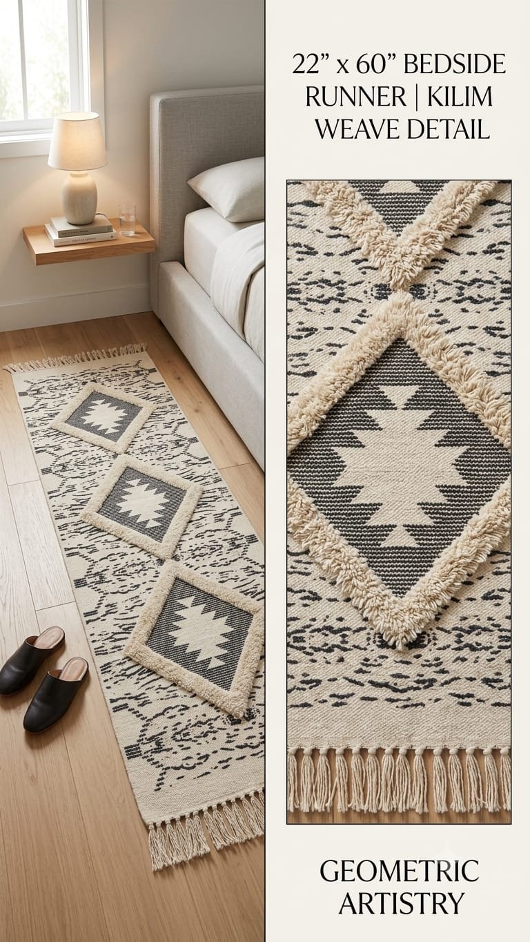 Cotton Bed Side Runner