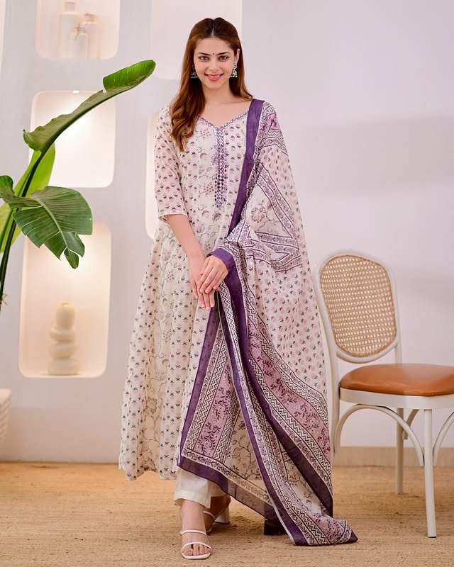Cotton Printed Stitched Suit Set