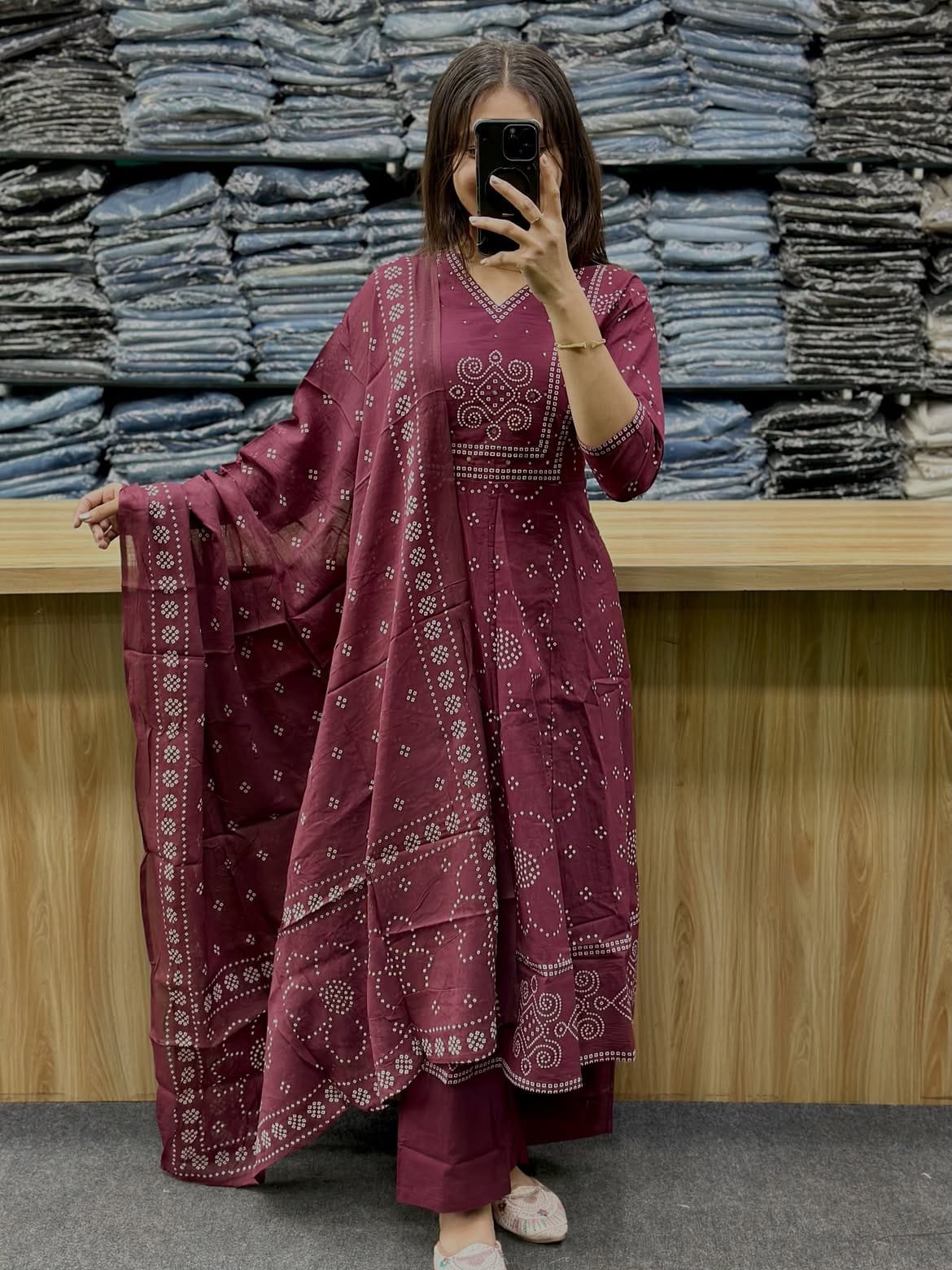 Cotton Printed Stitched Suit Set