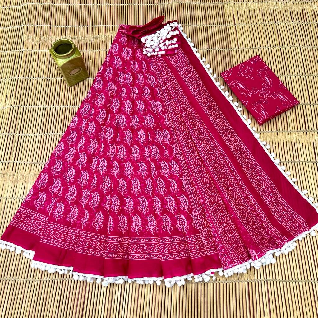 Cotton Printed Saree
