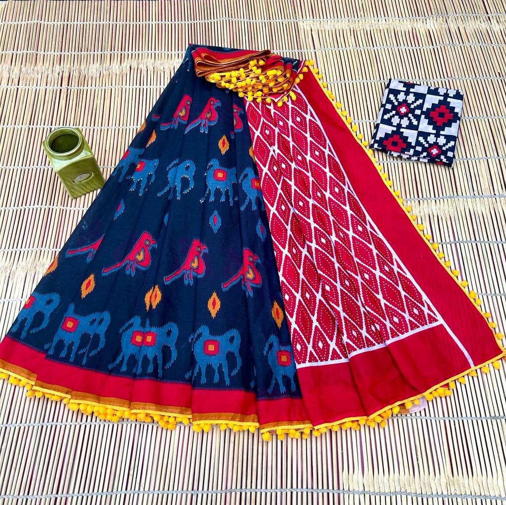 Cotton Printed Saree