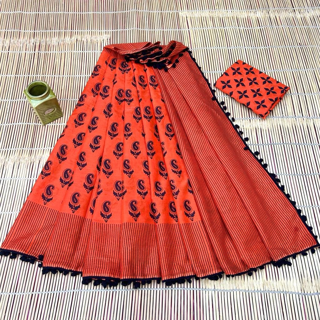 Cotton Printed Saree