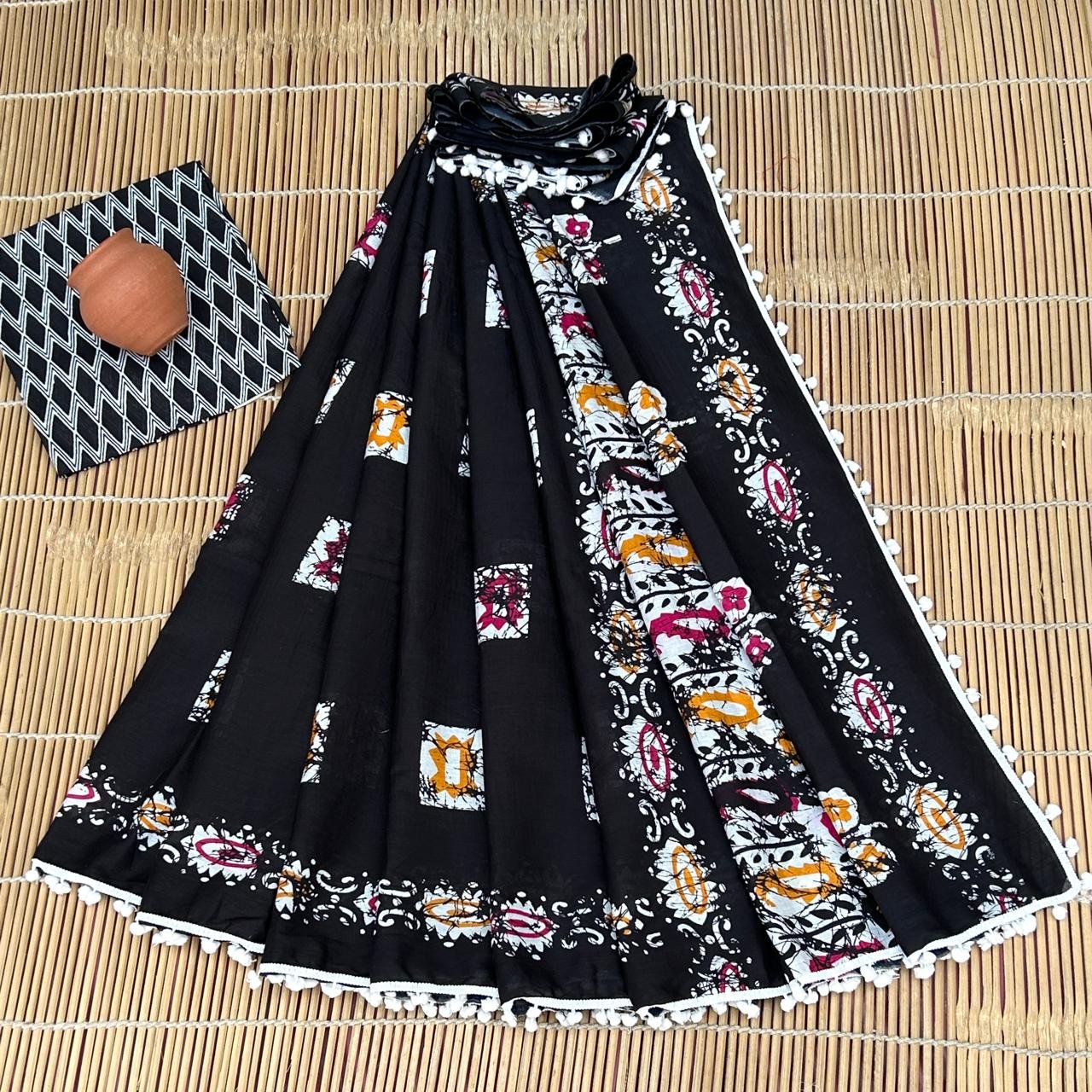 Cotton Printed Saree