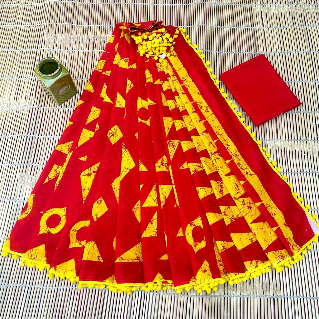 Cotton Printed Saree