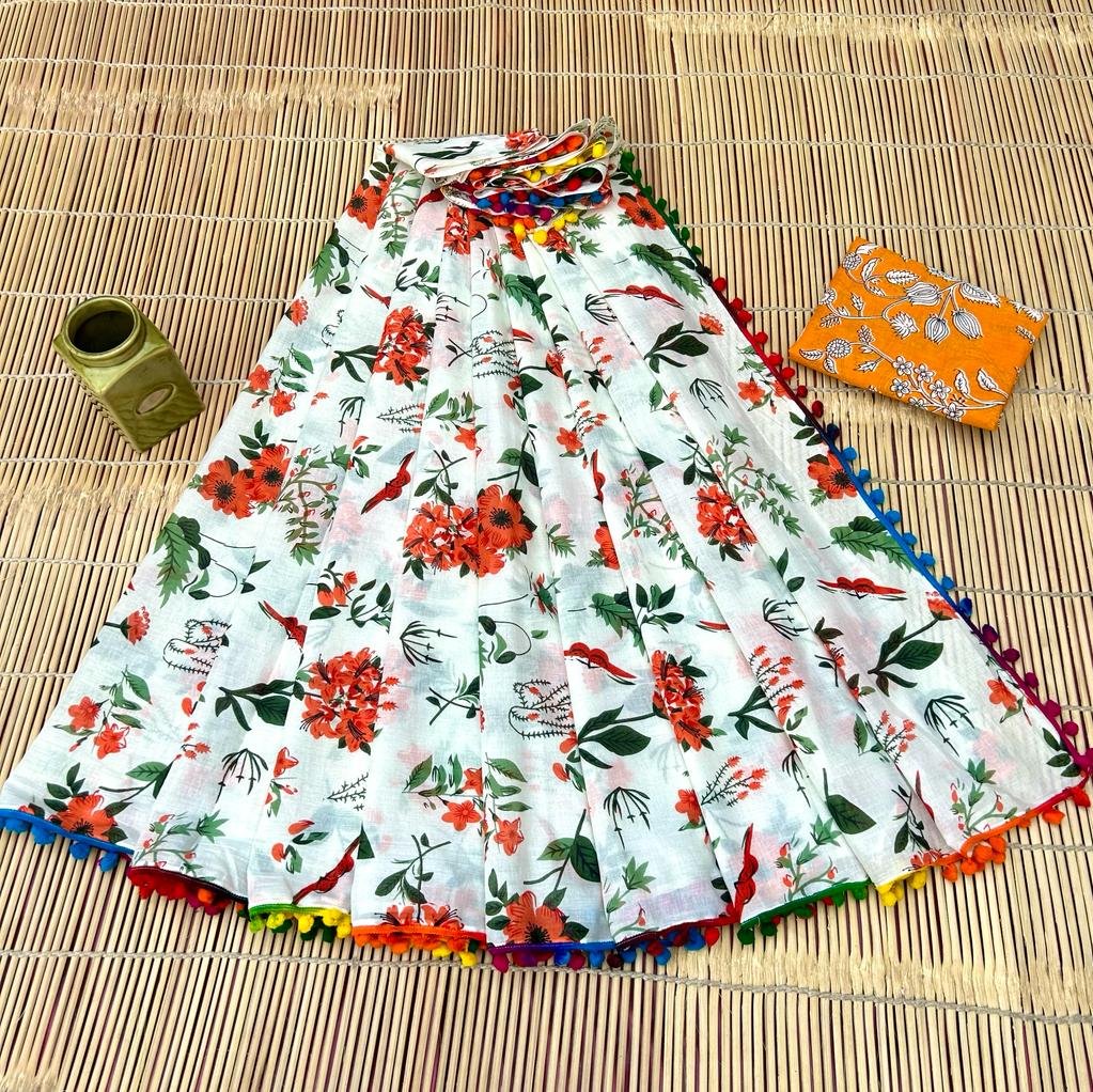 Cotton Printed Saree