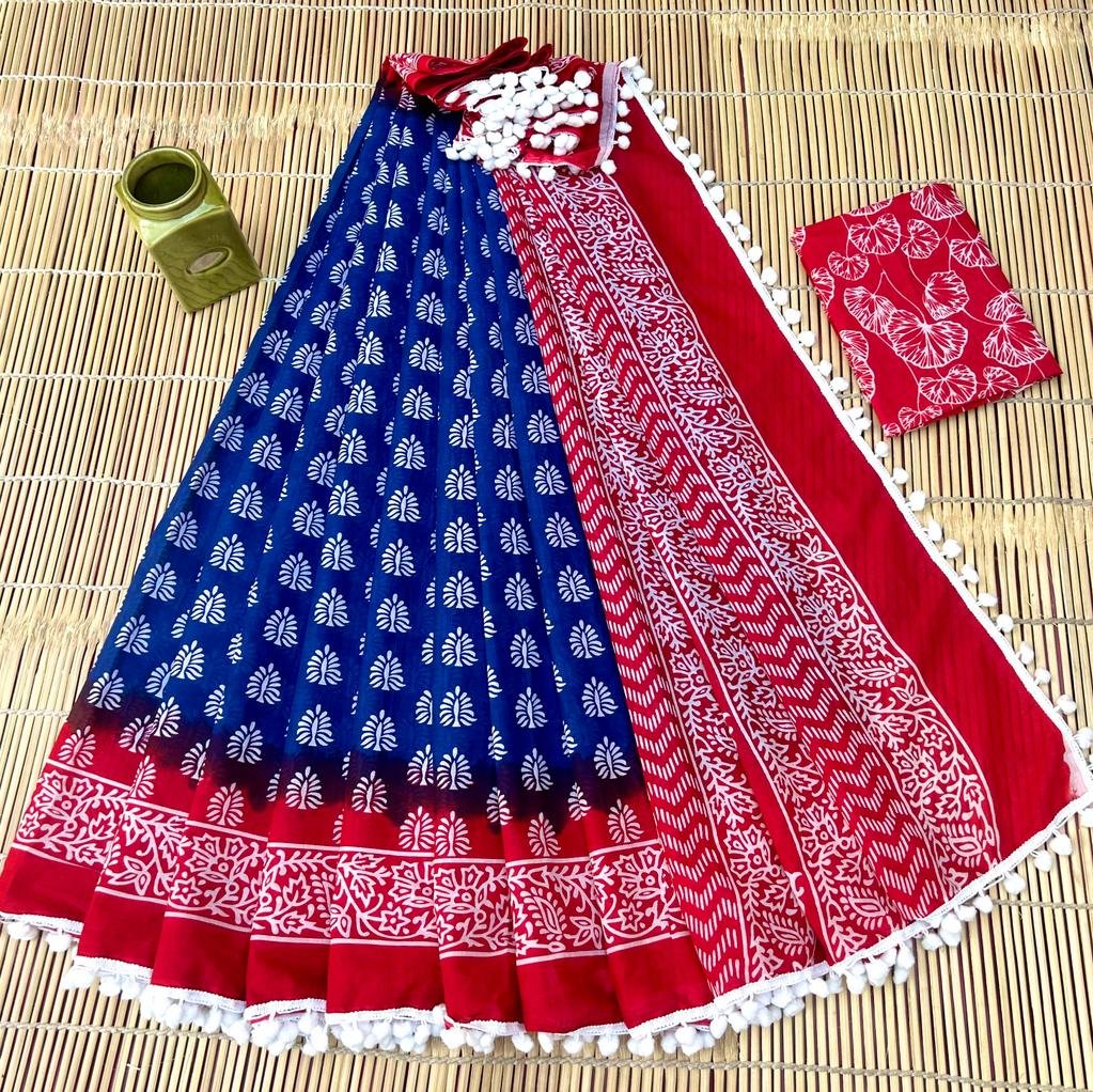 Cotton Printed Saree