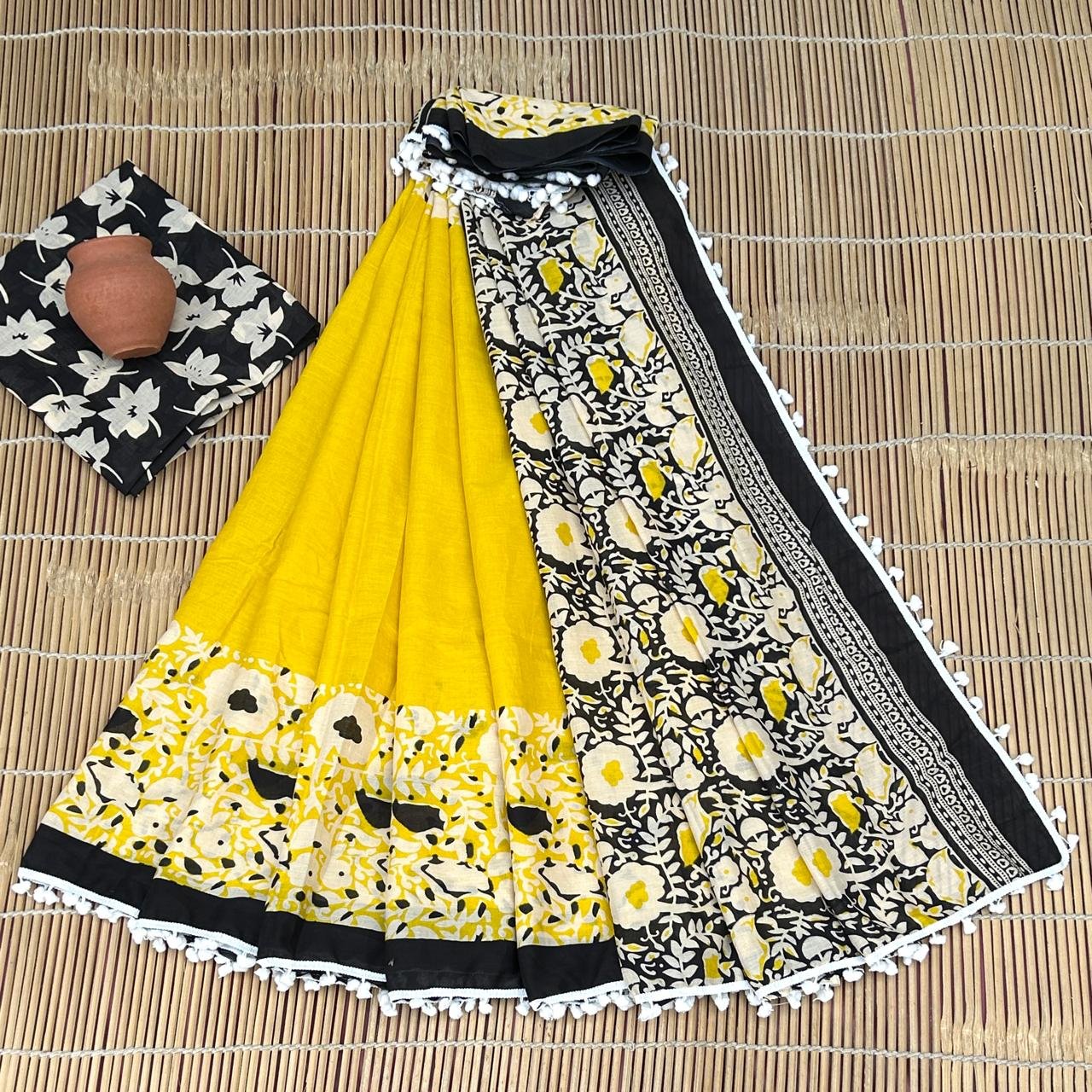 Cotton Printed Saree