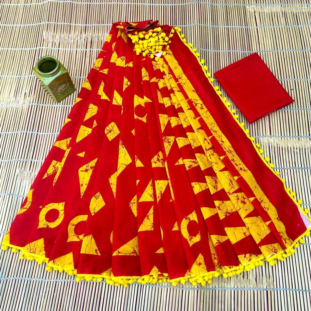 Cotton Printed Saree