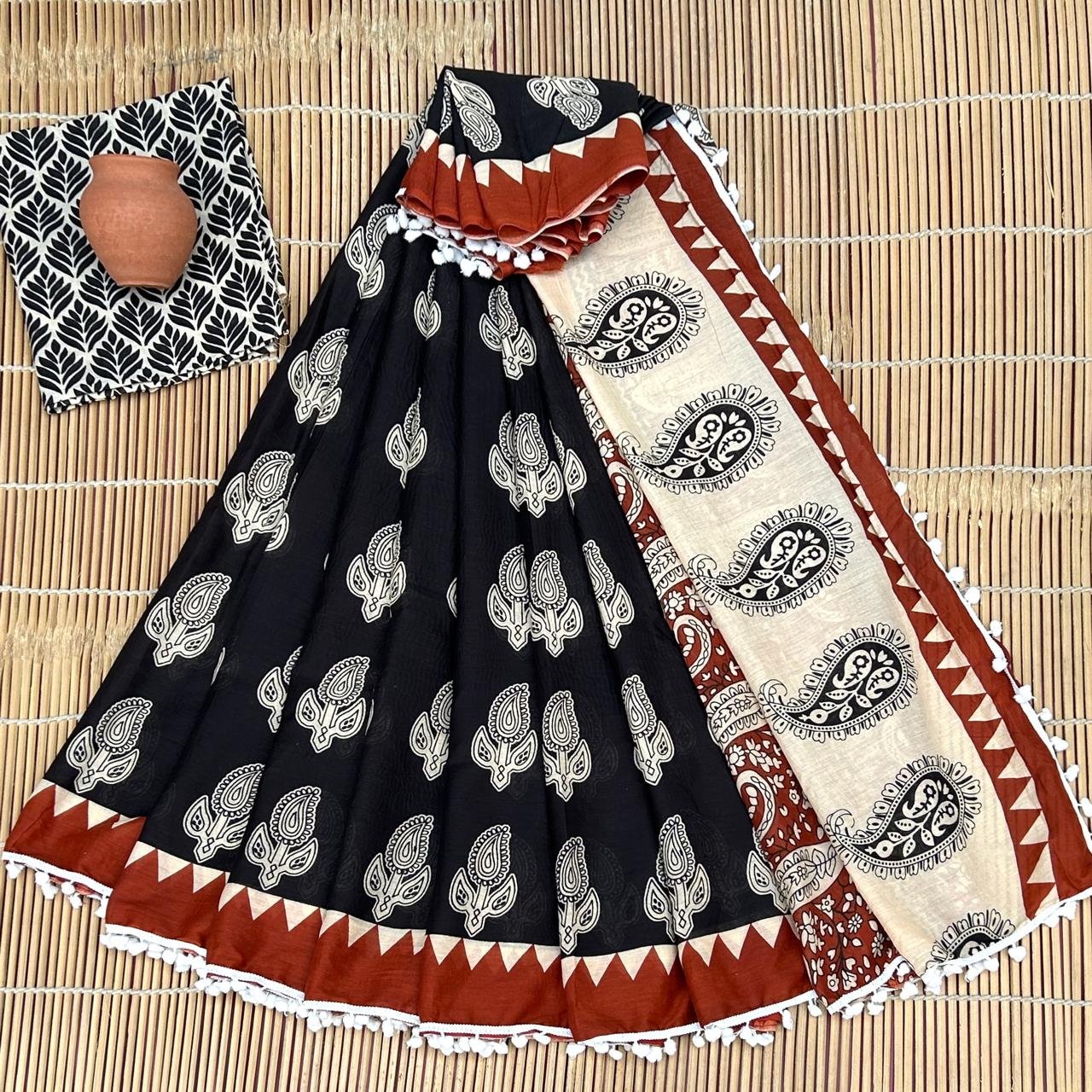 Cotton Printed Saree