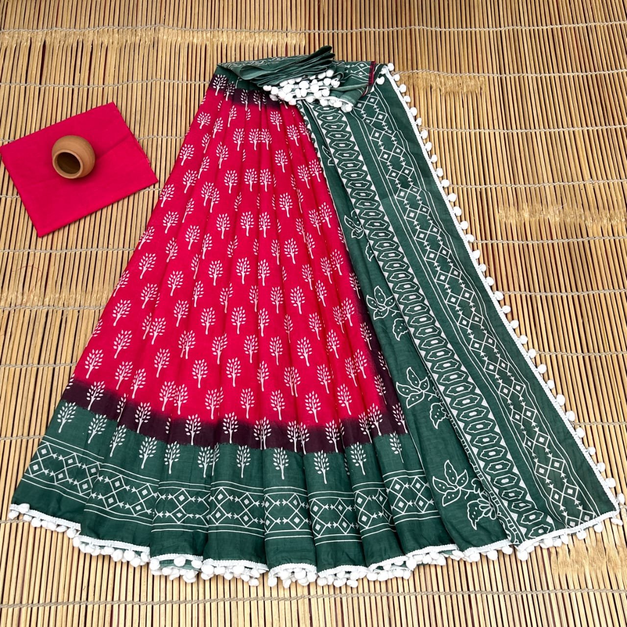 Cotton Printed Saree