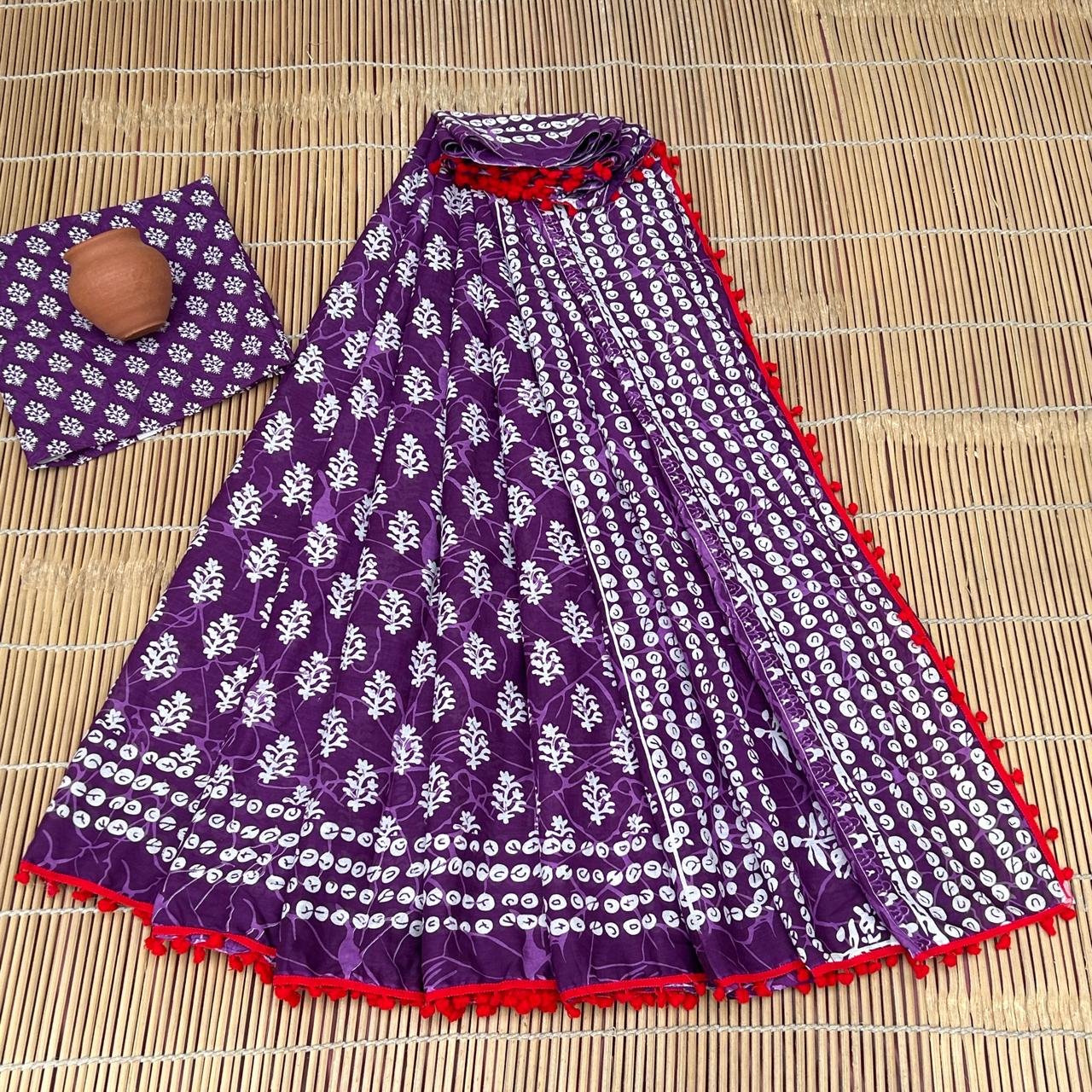 Cotton Printed Saree