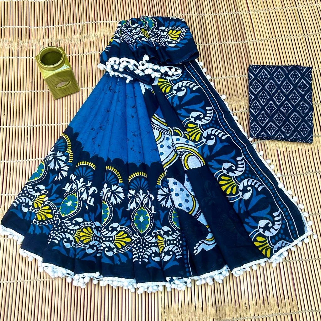 Cotton Printed Saree