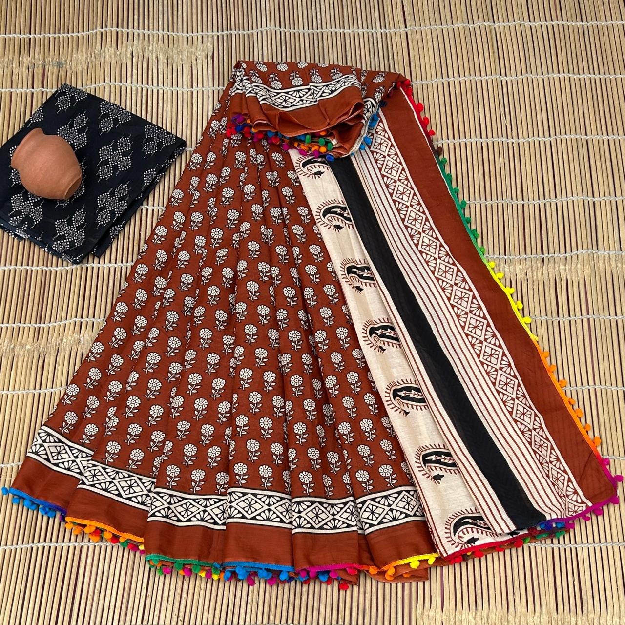 Cotton Printed Saree