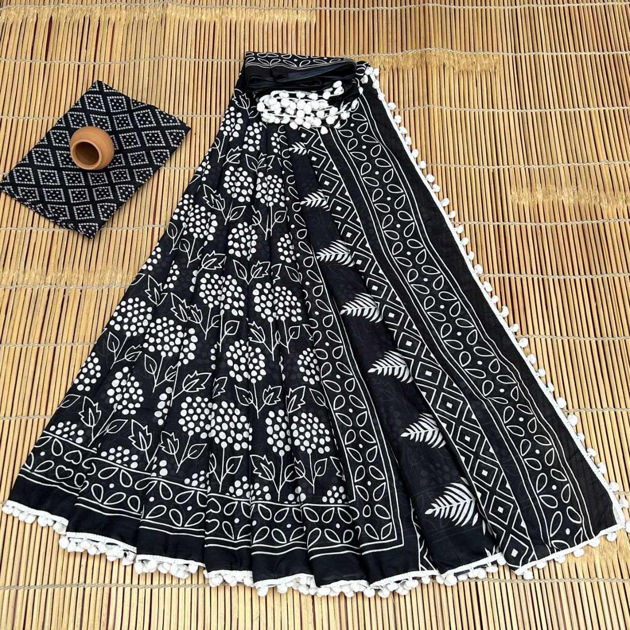 Cotton Printed Saree