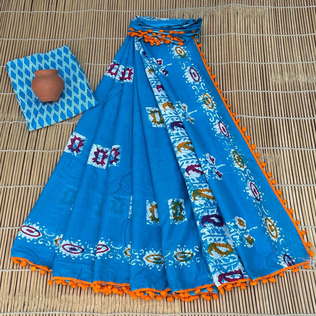Cotton Printed Saree