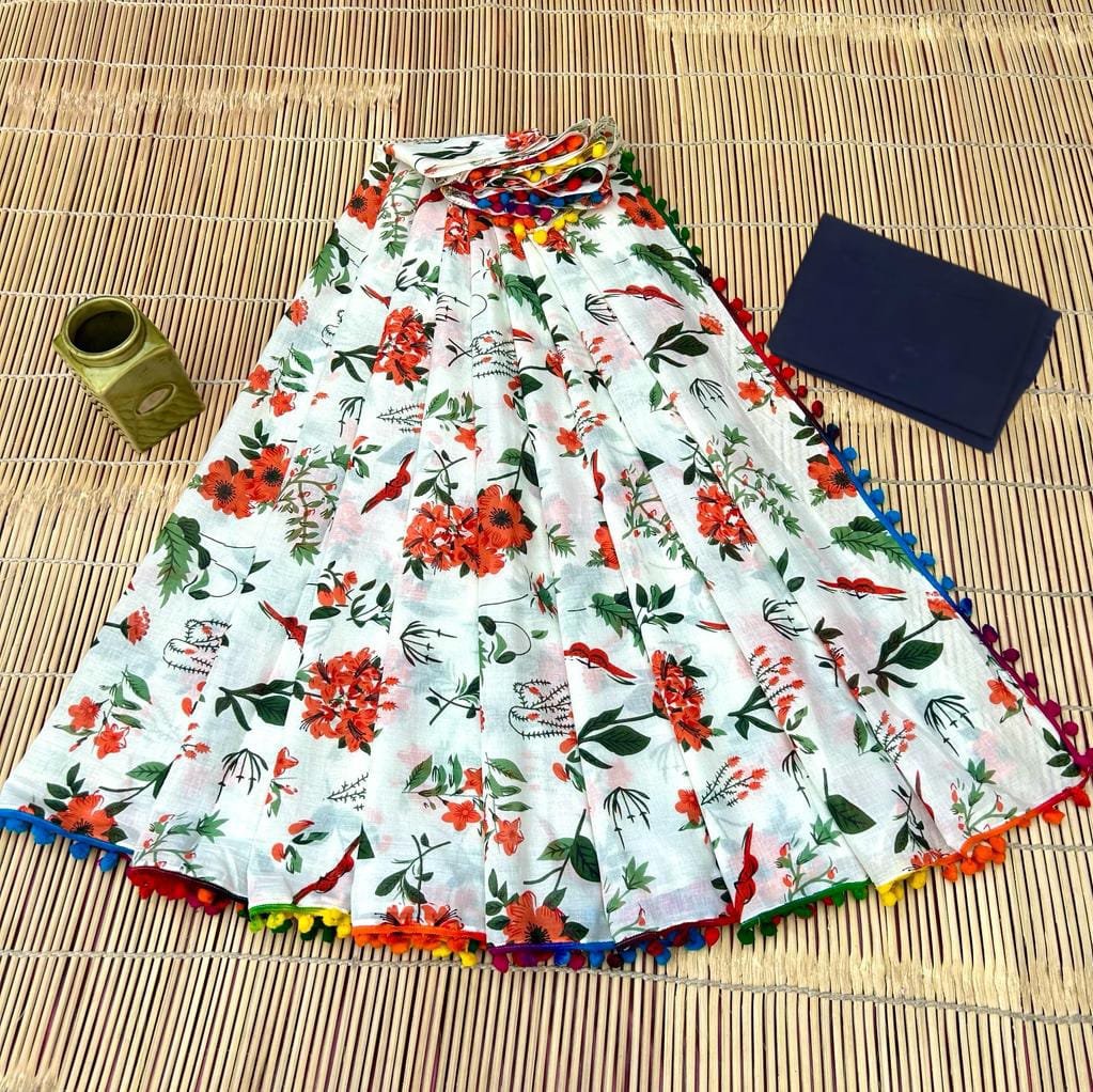 Cotton Printed Saree