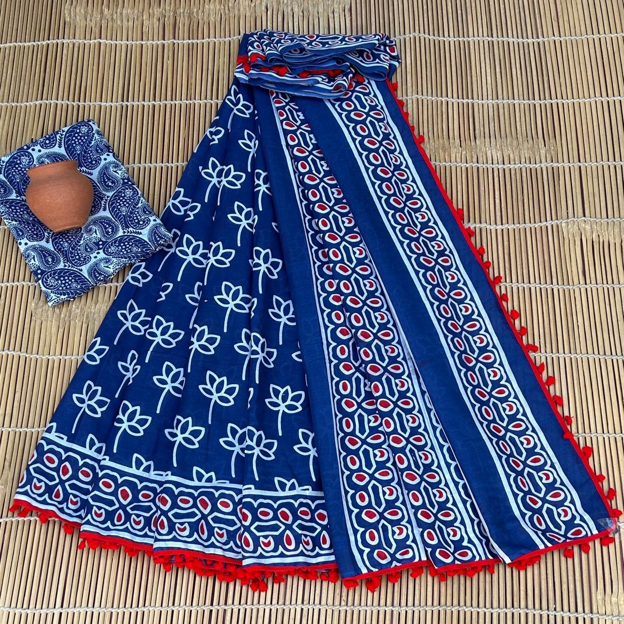 Cotton Printed Saree