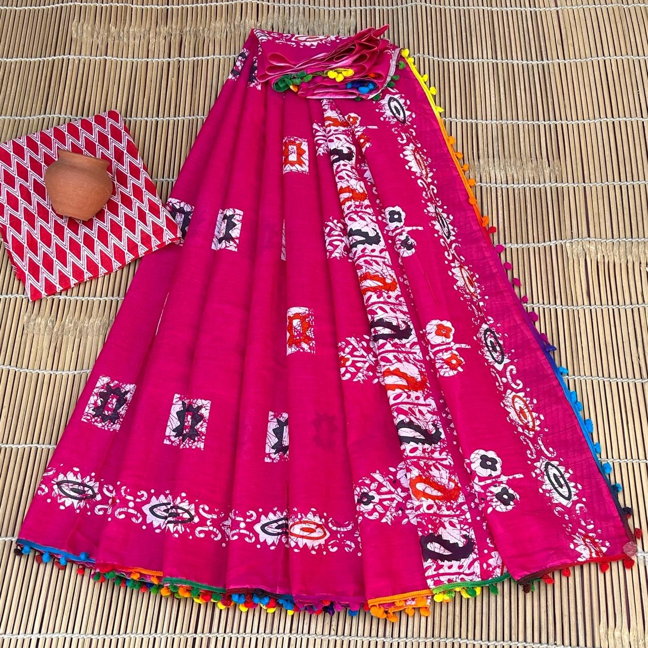 Cotton Printed Saree