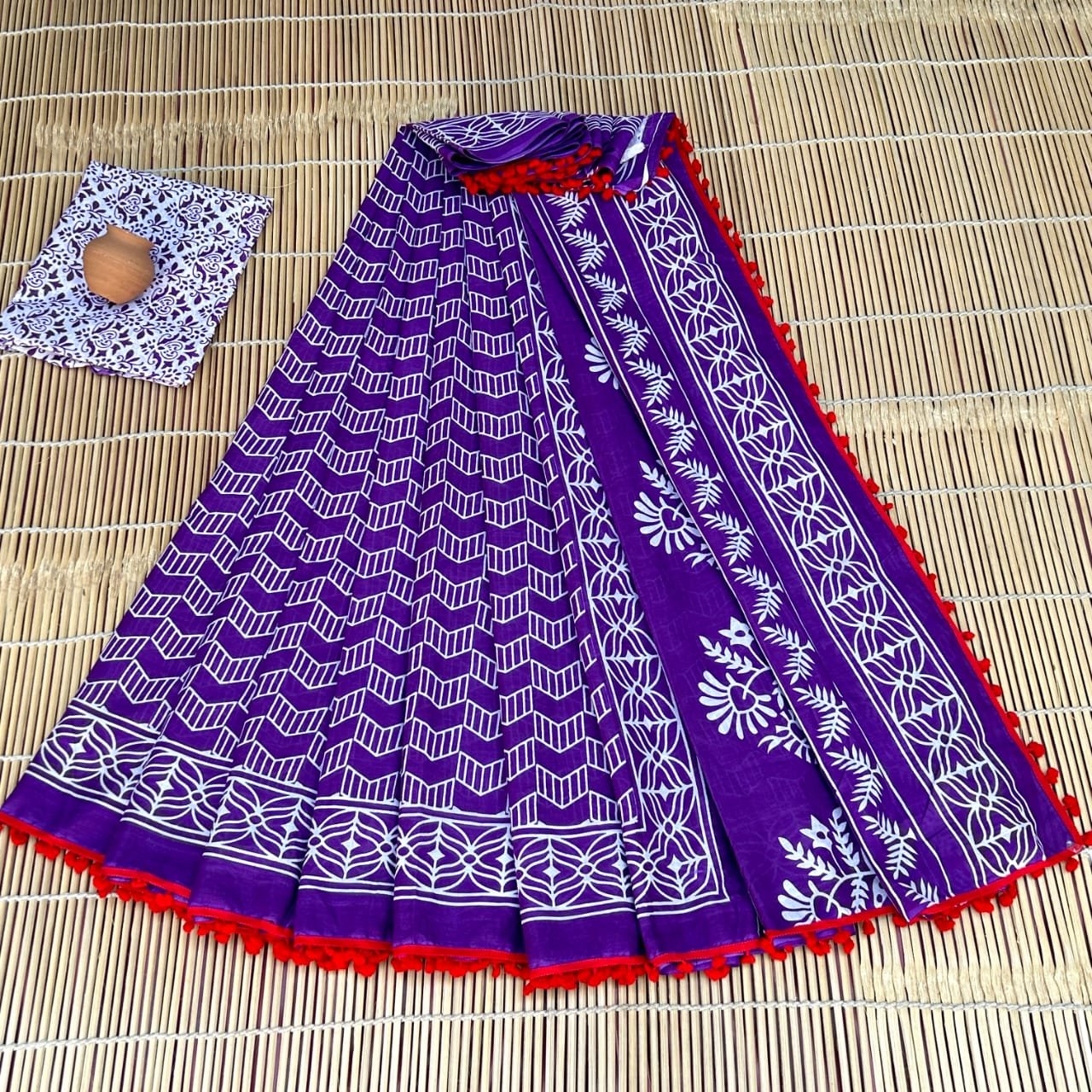 Cotton Printed Saree