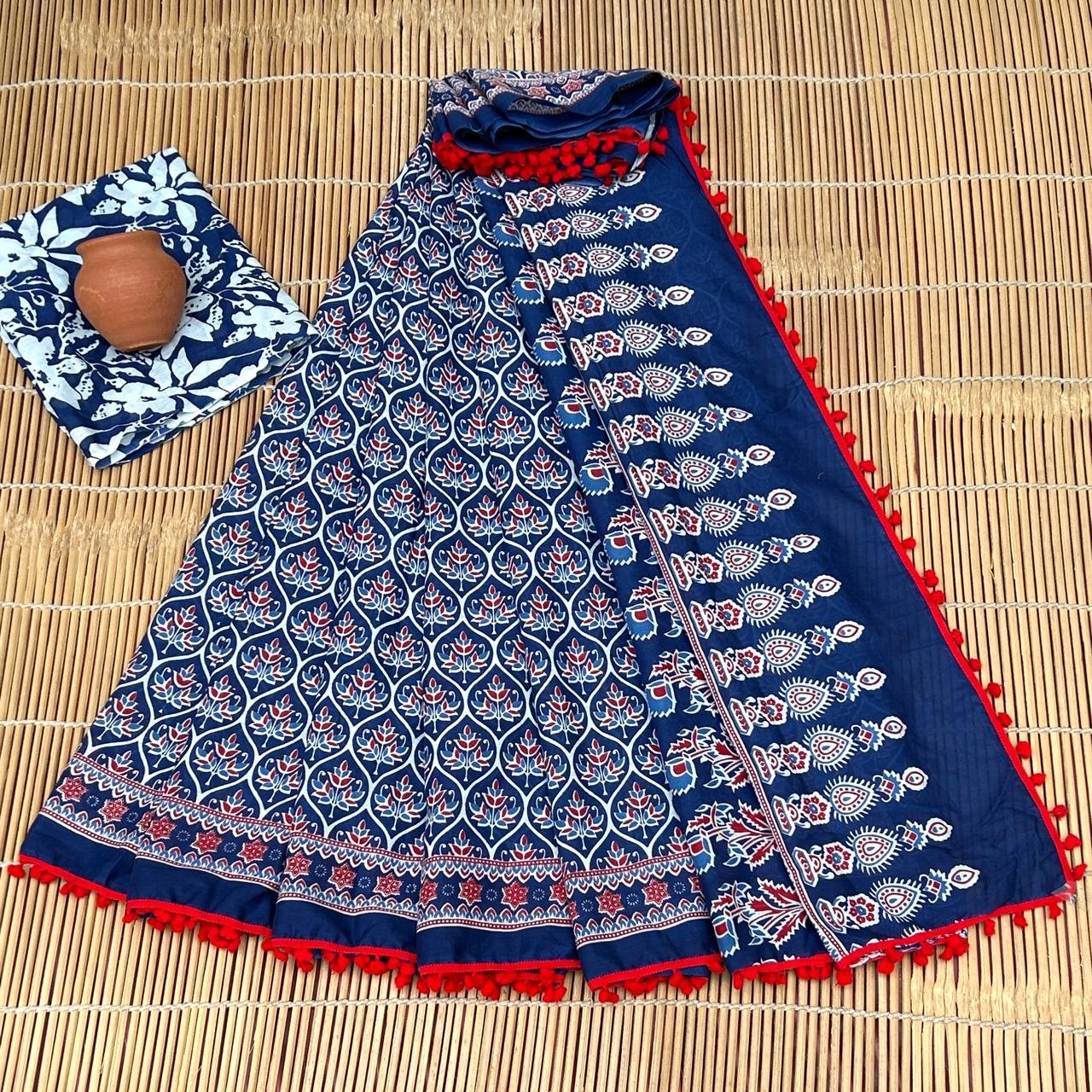 Cotton Printed Saree