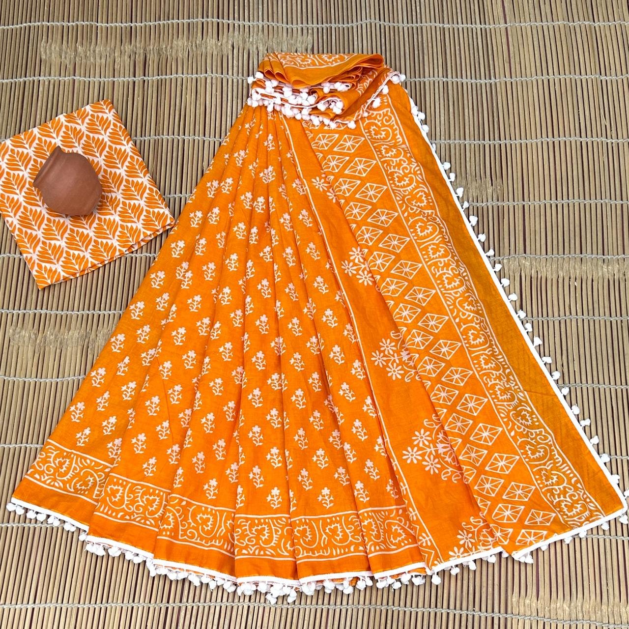 Cotton Printed Saree