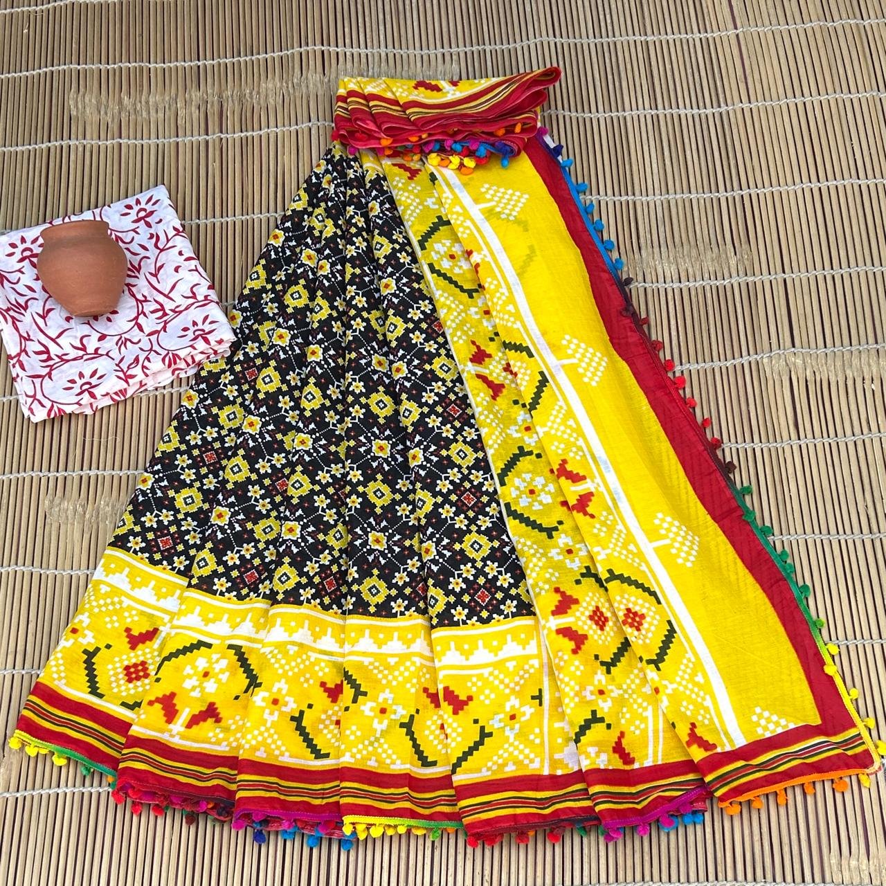 Cotton Printed Saree