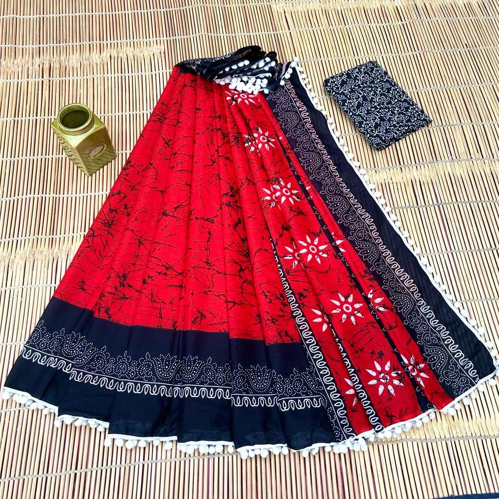 Cotton Printed Saree