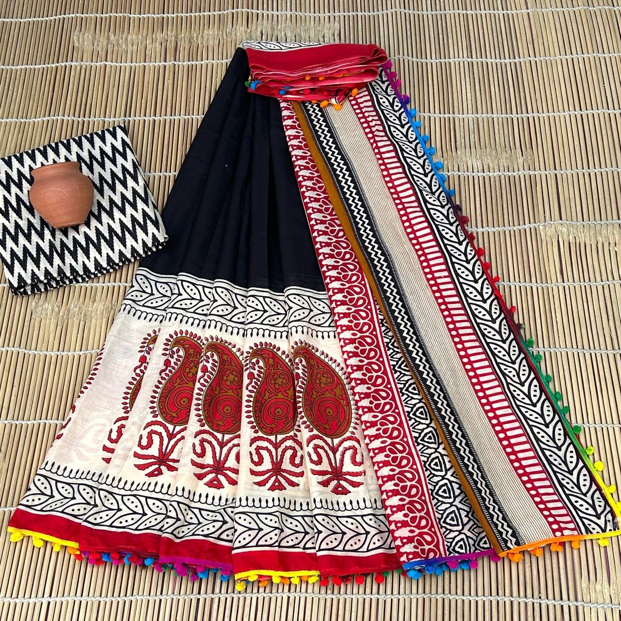 Cotton Printed Saree